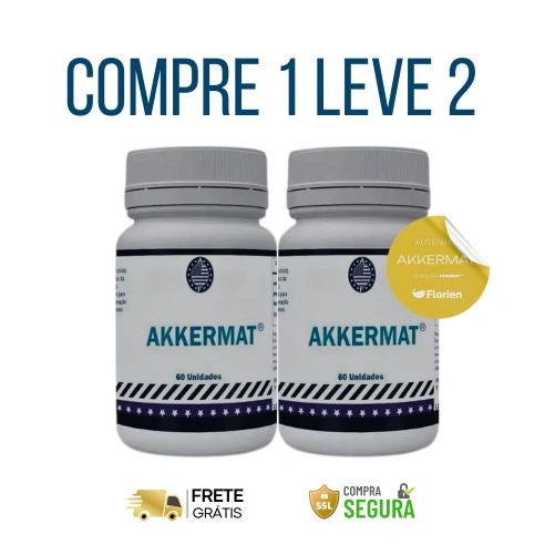 AKKERMAT® 150mg - Fórmula Avançada para Secar de Verdade - Kits com 2, 4 e 6 Frascos - Frete Grátis