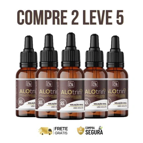 Alotrin 30ml Original - O Reencontro Entre Você e o Bem-Estar - Kits Com 3 e 5 Frascos - Frete Grátis