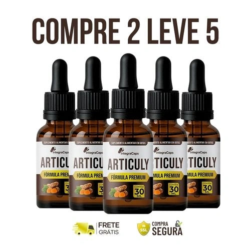 Articuly 30ml Original – Sua Dose Diária de Alívio e Bem-Estar - Kits com 3 e 5 Frascos - Frete Grátis