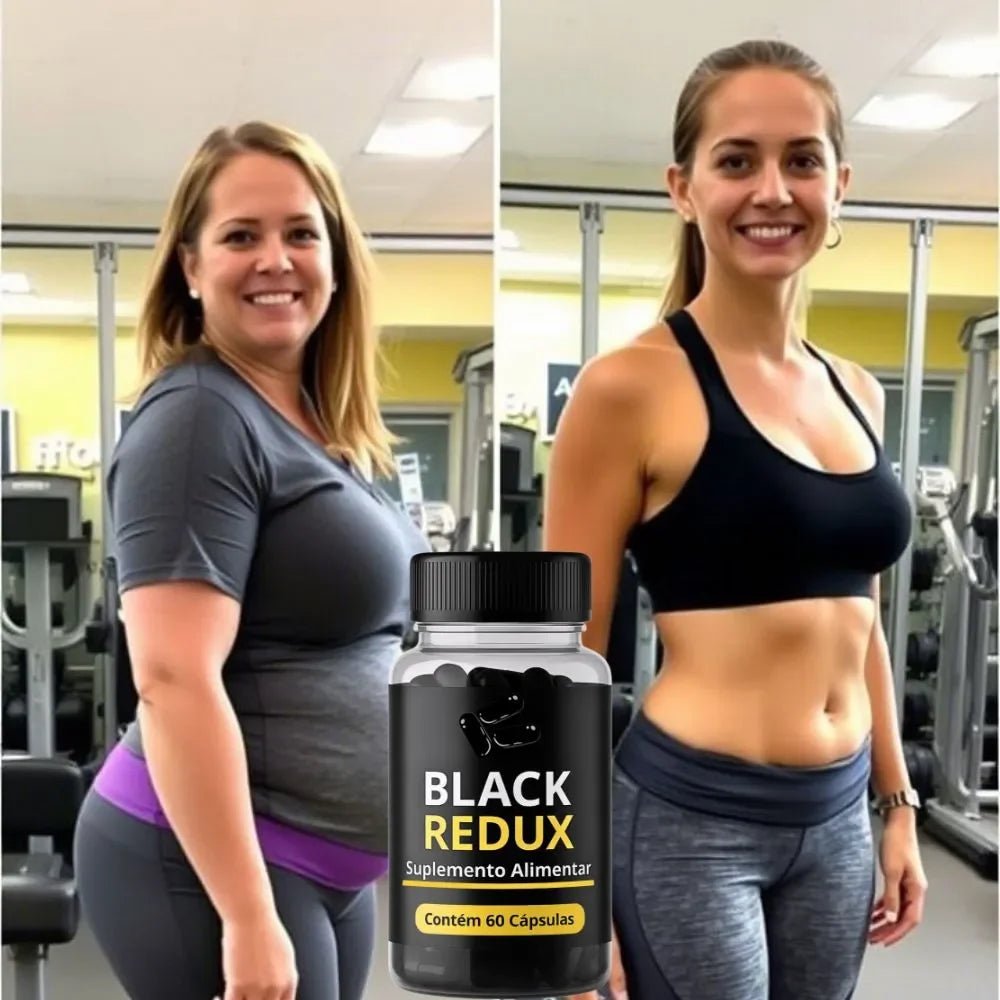 Black Redux 60cps - Emagreça Naturalmente e Sem Efeito Sanfona - Oferta Especial + Frete Grátis - Brisa Loja