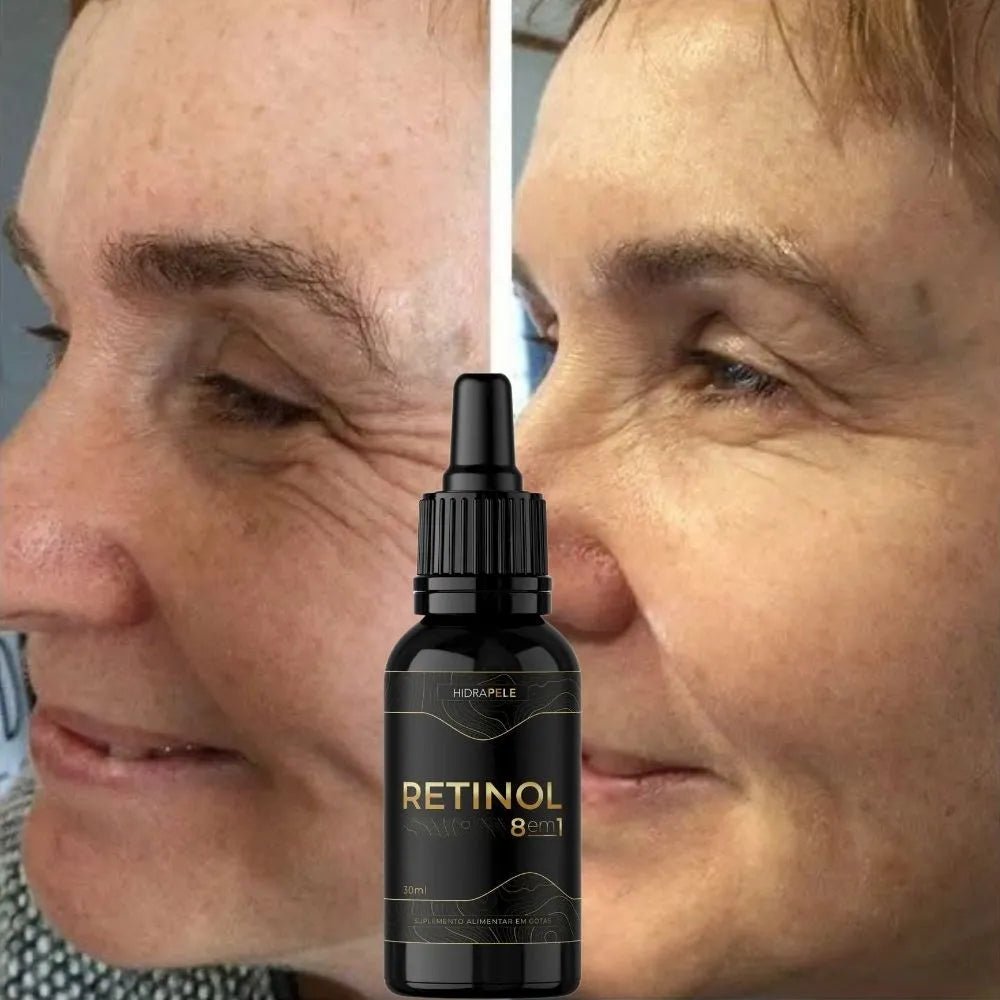 Retinol 8 em 1 30ml – O Poder do Rejuvenescimento em Cada Gota - ESCOLHA UMA DAS OPÇÕES ABAIXO - 2 ou 4 FRASCOS - FRETE GRÁTIS - Brisa Loja