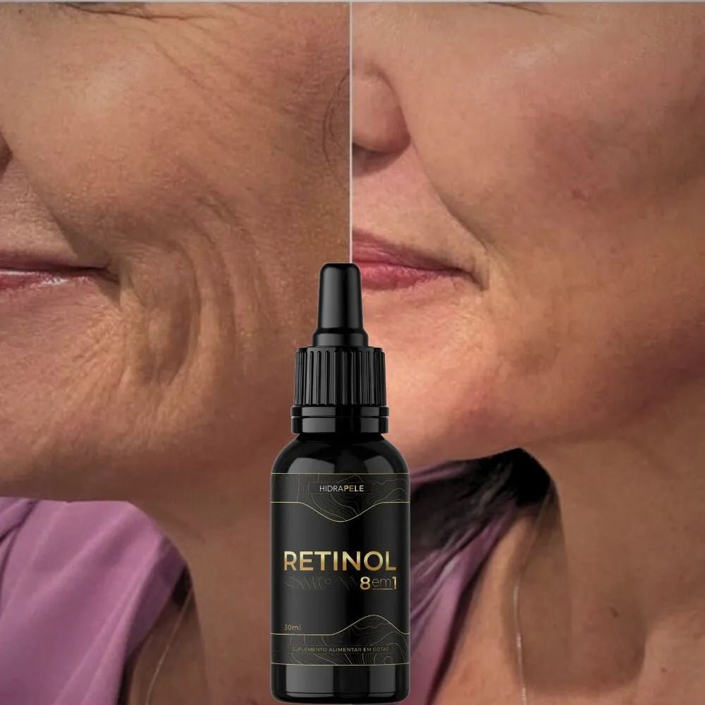 Retinol 8 em 1 30ml – O Poder do Rejuvenescimento em Cada Gota - ESCOLHA UMA DAS OPÇÕES ABAIXO - 2 ou 4 FRASCOS - FRETE GRÁTIS - Brisa Loja