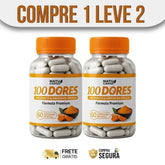 100 Dores Cápsulas - Elimine as Dores Musculares - ESCOLHA UMA DAS OFERTAS ABAIXO - 2 ou 4 FRASCOS - FRETE GRÁTIS - Brisa Loja