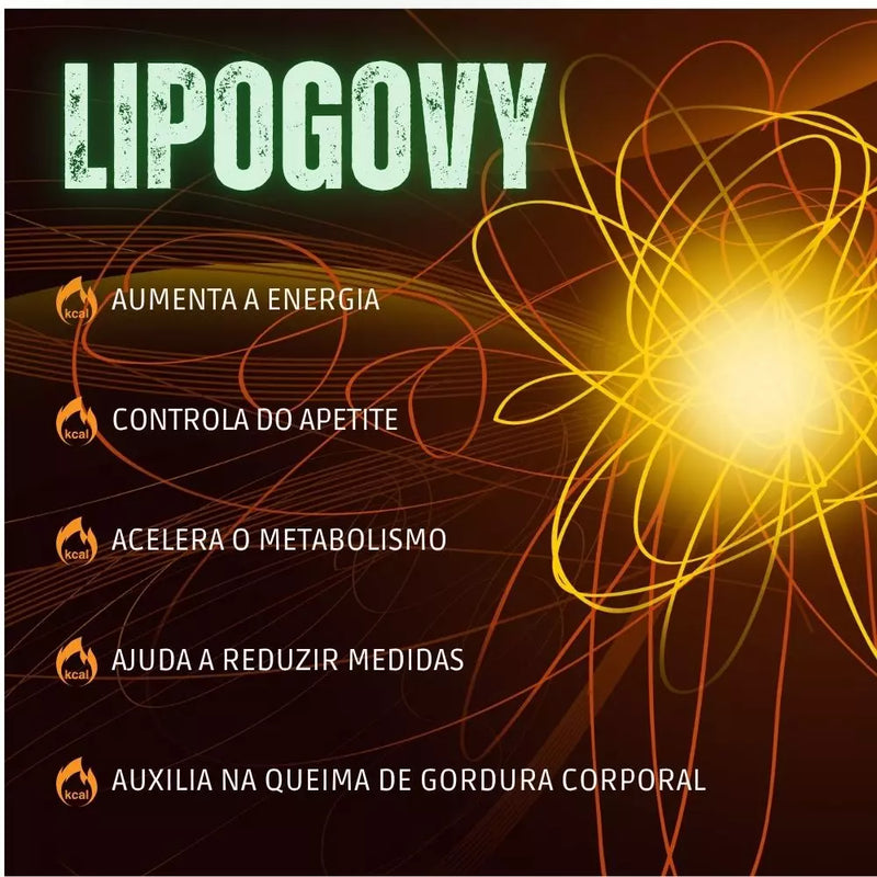 Lipogovy 30 ml Original - Perda Calorias - Frete Grátis
