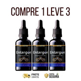 Enlargon 30ml  Original- Aumente Sua Potência e Confiança ao Máximo -  Kits com 3 e 5 Frascos - Frete Grátis