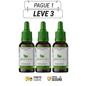 Hemocura 30ml Original - Conforto, Alívio e Bem-Estar em Cada Gota - Kits Com 3 e 5 Frascos - Frete Grátis