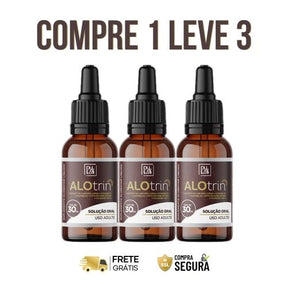 Alotrin 30ml Original - O Reencontro Entre Você e o Bem-Estar - Kits Com 3 e 5 Frascos - Frete Grátis