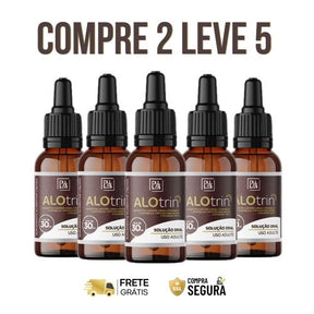 Alotrin 30ml Original - O Reencontro Entre Você e o Bem-Estar - Kits Com 3 e 5 Frascos - Frete Grátis