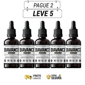 Diavance Premium 30ml Original -  Equilíbrio Que Você Sente - Kits com 3 e 5 Frascos - Frete Grátis