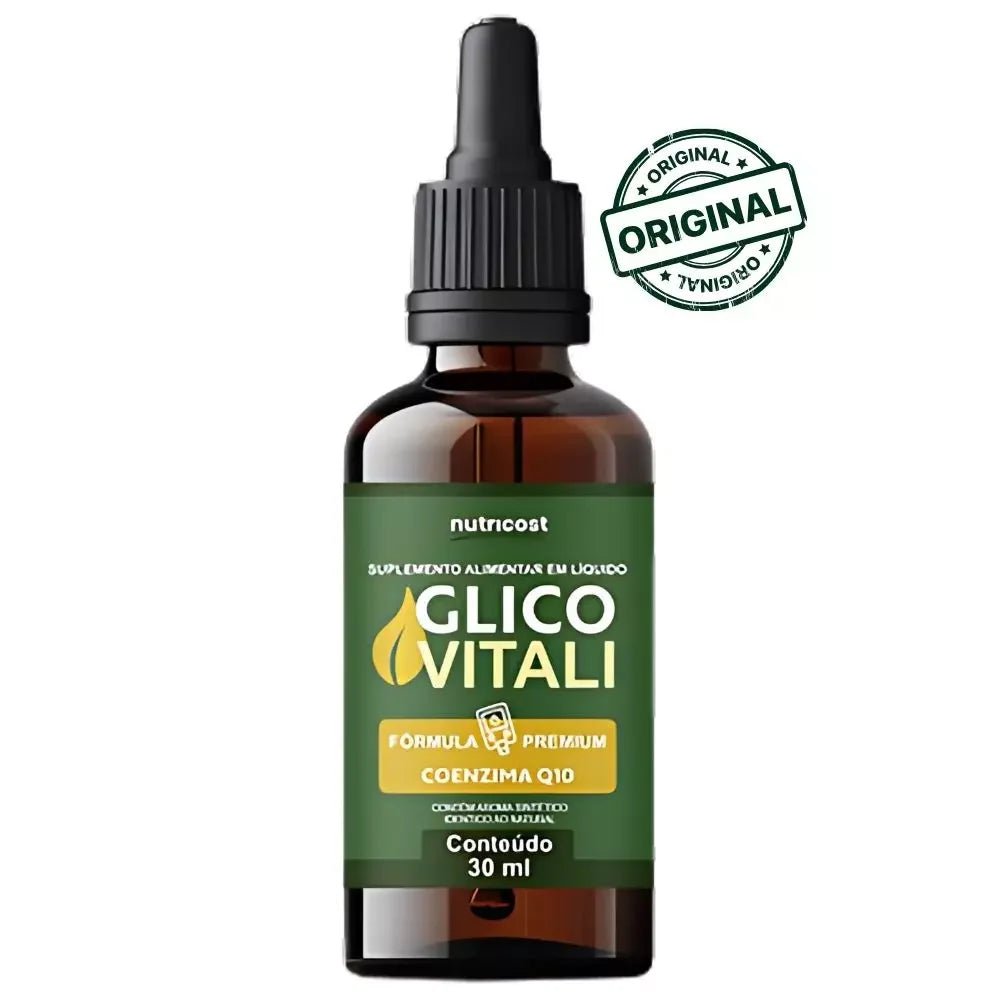 Glico Vitali Gotas 30ml - Mantenha a Glicose Controlada - ESCOLHA UMA DAS OFERTAS ABAIXO - 3 ou 5 FRASCOS - FRETE GRÁTIS - Brisa Loja
