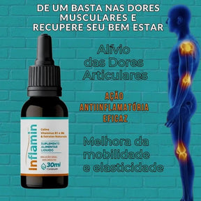 Inflamin 30ml Original - Elimine as Dores e Recupere Sua Qualidade de Vida - ESCOLHA UMA DAS OPÇÕES ABAIXO - 2 ou 4 FRASCOS - FRETE GRÁTIS - Brisa Loja