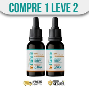 Inflamin 30ml Original - Elimine as Dores e Recupere Sua Qualidade de Vida - ESCOLHA UMA DAS OPÇÕES ABAIXO - 2 ou 4 FRASCOS - FRETE GRÁTIS - Brisa Loja
