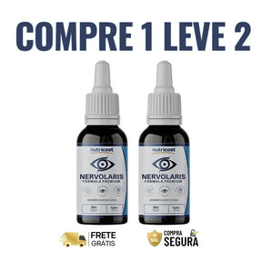 Nervolaris 30ml Original - Cuide dos Olhos e Enxergue o Mundo com Nitidez - Kits Com 2 e 4 Frascos - Frete Grátis - Brisa Loja