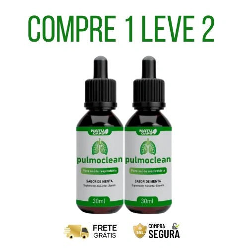 Pulmoclean 30ml Original - Sua Respiração Limpa e Leve Todos os Dias - Super Oferta - Frete Grátis