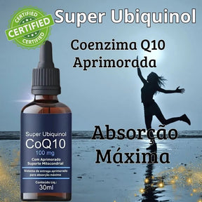 Super Uiquinol 30ml - O Futuro da Longevidade em Suas Mãos - ESCOLHA UMA DAS OPÇÕES ABAIXO - 2 ou 4 FRASCOS - FRETE GRÁTIS - Brisa Loja