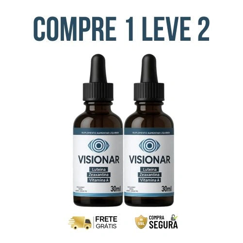 Visionar 30ml Original - Proteja Sua Visão Com a Força da Natureza - Kits com 2 e 4 Frascos - Frete Grátis